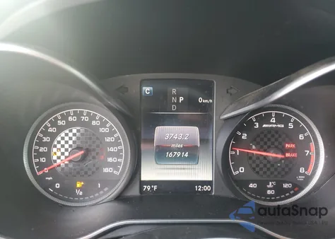 2017 Mercedes-Benz C 43 4Matic Amg из США, поврежденный, VIN 55SWF6EB3HU201554